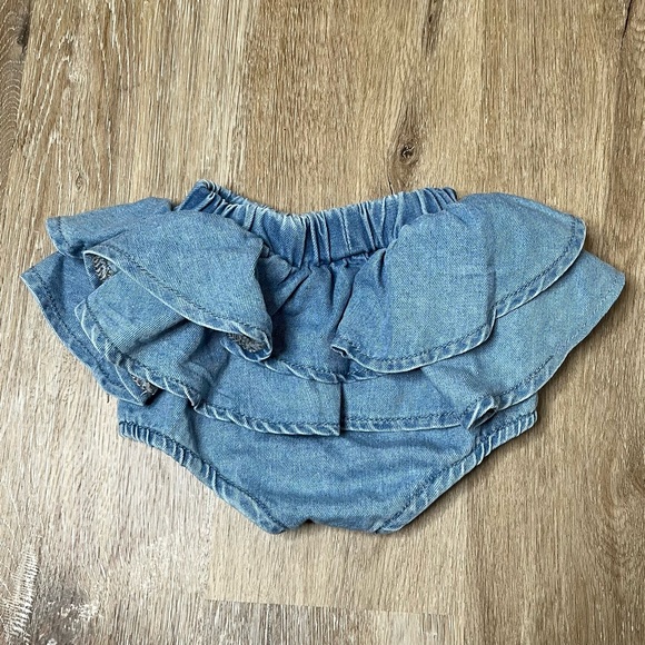Denim Ruffle Bloomers - Picture 2 of 2